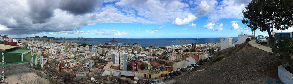 panoramic view of the Canary Islands