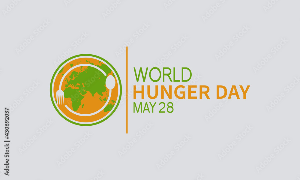 World Hunger Day Food Prevention and awareness Vector Concept. Banner