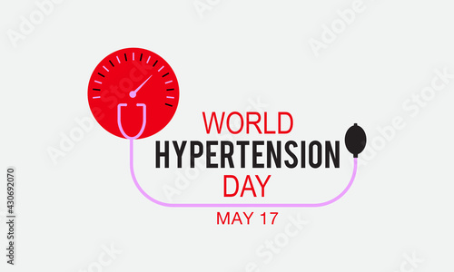 World Hypertension Day Health Prevention and awareness Vector Concept. Banner, Poster World Hypertension Day Awareness Campaign Template.