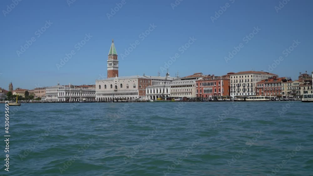 Venice, Italy - Boat tour through the canals and historic monuments of the lagoon city Venice, Italy - Boat tour through the canals and historic monuments of the lagoon city