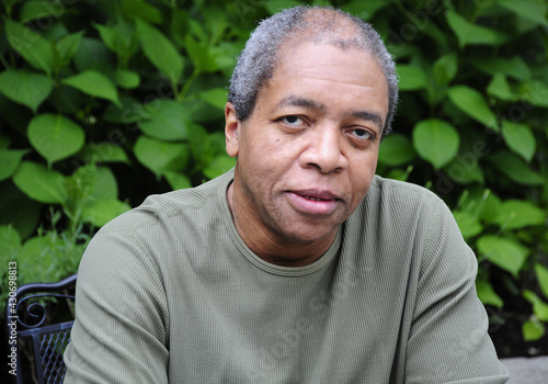 African american male expressions outdoors.