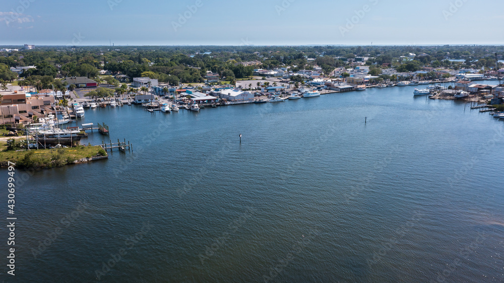 Tarpon Springs Florida Sponge Docks Fishing boats Gulf Coast
