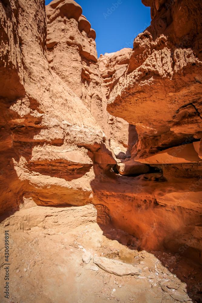 Red Sandstone Canyon at Goblin Valley State Park Utah