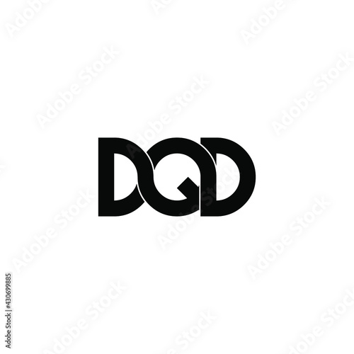 dqd letter original monogram logo design