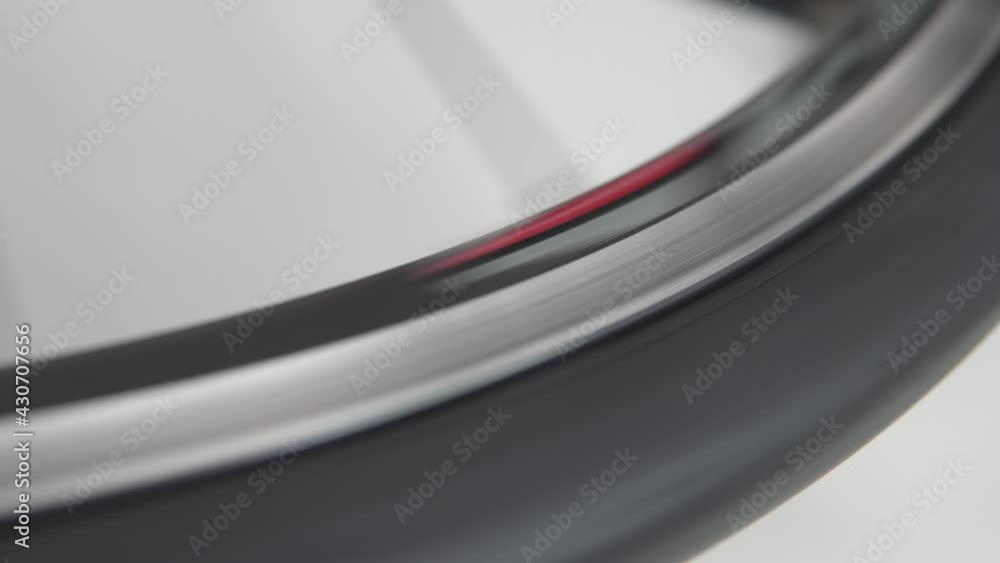 Road bike wheel spinning really fast Road bike wheel spinning really fast