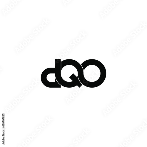 dqo letter original monogram logo design