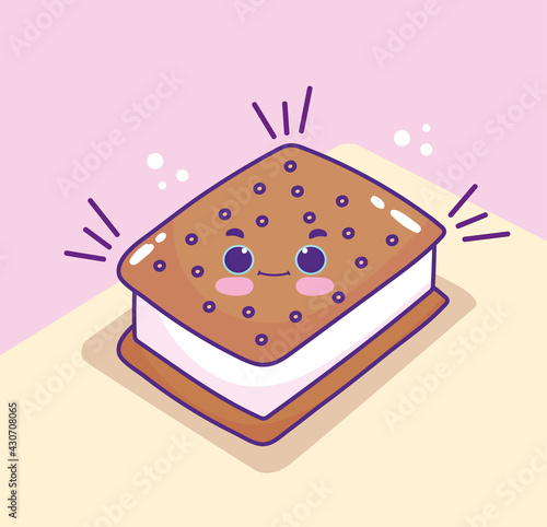 cute cartoon cookie