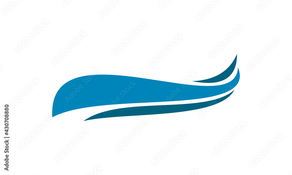 simple water wave illustration vector simple water wave illustration vector
