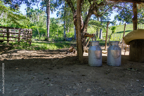 typical Milk cans - Dominican Republic 