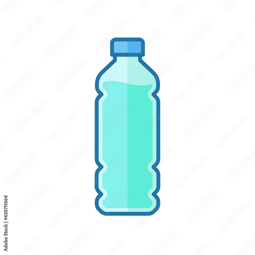 Bottle icon. Simple filled outline style. Water, container, plastic, drink, cola, cold, beverage, concept, design element. Vector illustration isolated on white background. EPS 10. Bottle icon. Simple filled outline style. Water, container, plastic, drink, cola, cold, beverage, concept, design element. Vector illustration isolated on white background. EPS 10.