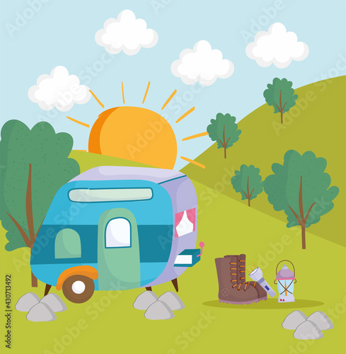 camping camper lantern