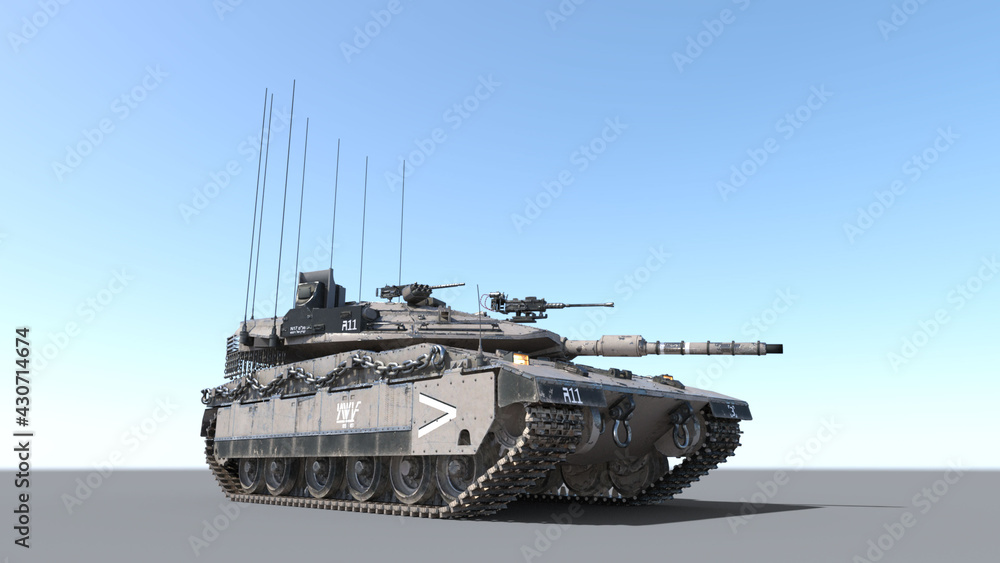 ISRAEL Merkava Tank 3d illustration rendering Image イスラエル メルカバ戦車 ISRAEL Merkava Tank 3d illustration rendering Image イスラエル メルカバ戦車