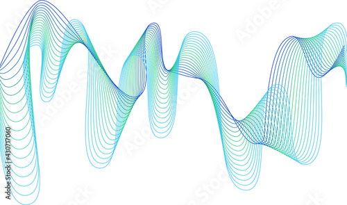 abstract blue wave background