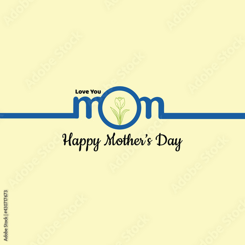 Happy Mother's Day With Unique Concept