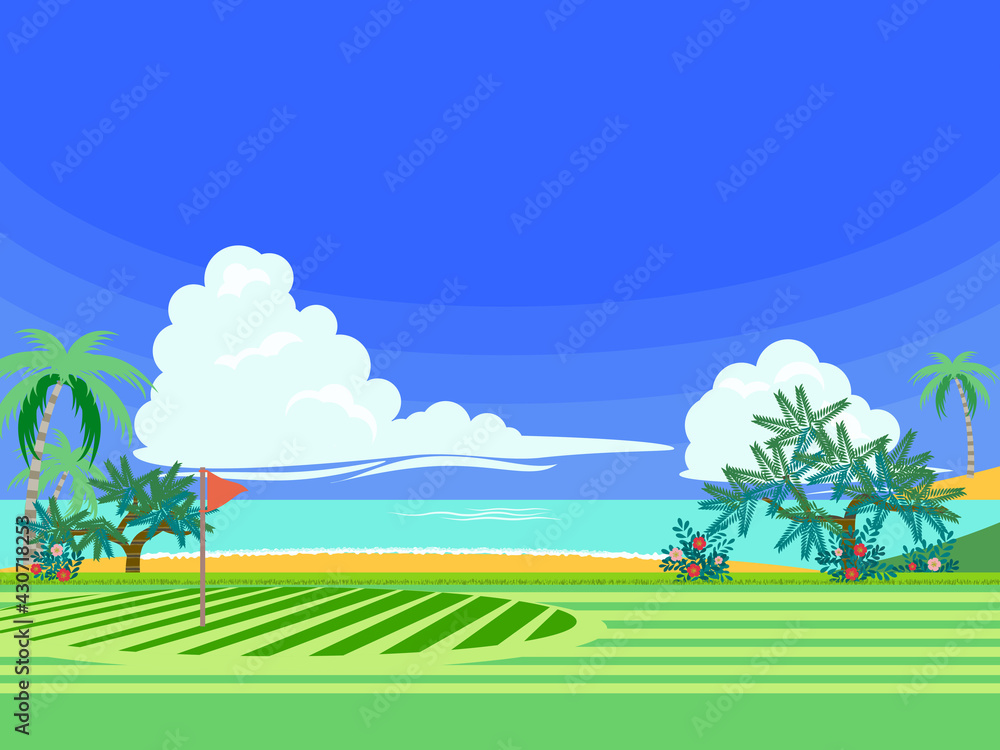 Obraz premium golfbackground4namnngoku