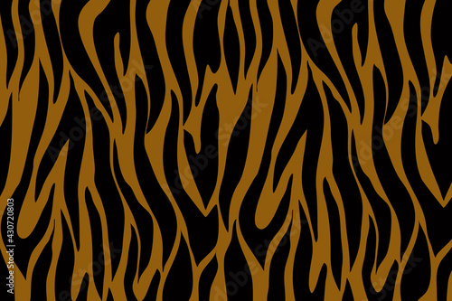 Tiger Pattern Illustration