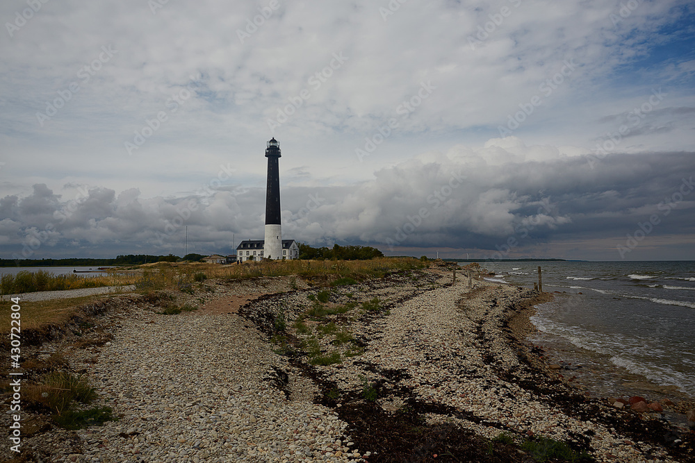 Sorve Lighthouse in south Saaremaa, Estonia