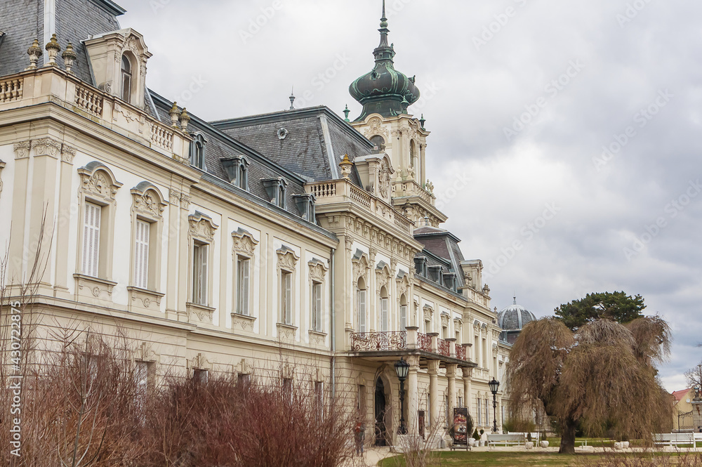 Palace of Festetics in Keszthely at Lake Balaton, Hungary