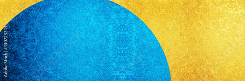blue and yellow