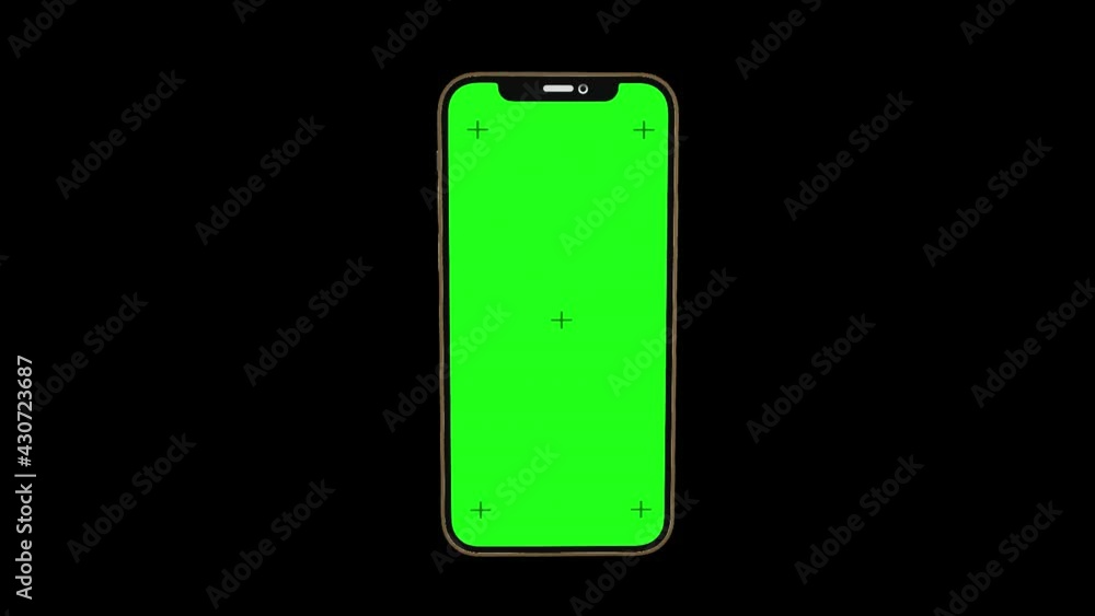 Smartphone With Green Screen, Alpha Channel
Smartphone With Green Screen, Alpha Channel