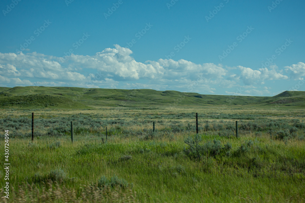 field and sky of Saskatchewan
