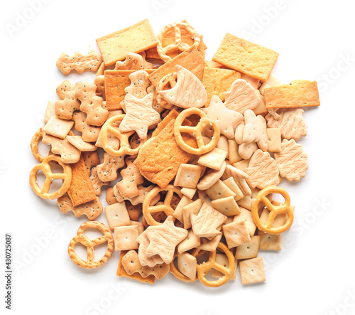 Assorted savory snack crack...