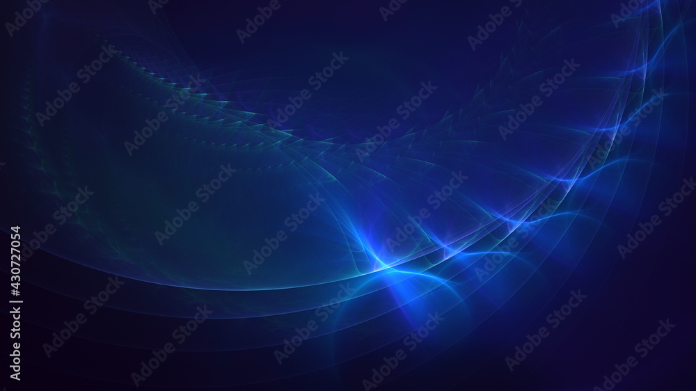 Obraz premium 3D rendering abstract multicolor fractal light background
