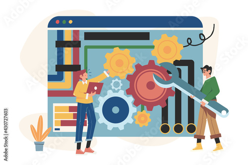 People links of mechanism, business mechanism, engaged in business promotion, strategy analysis