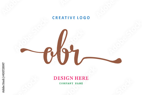 OBR lettering logo is simple, easy to understand and authoritative