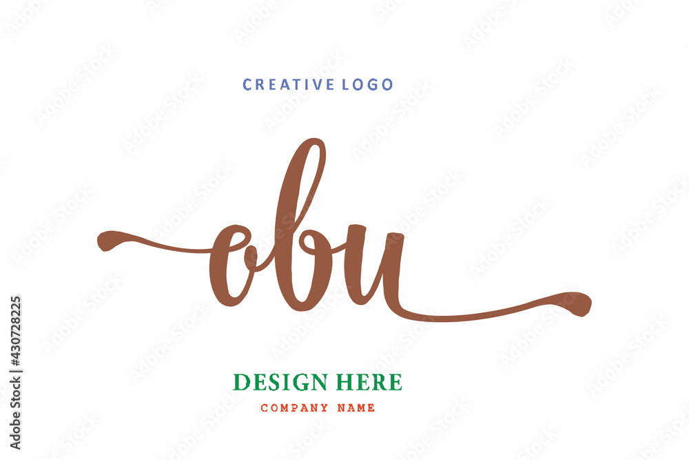 OBU lettering logo is simple, easy to understand and authoritative OBU lettering logo is simple, easy to understand and authoritative