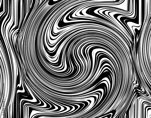 Swirl of black and white mixed paint  vector illustration design