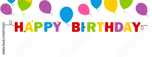 Happy Birthday Banner, Background