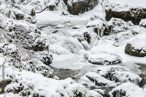 river in winter