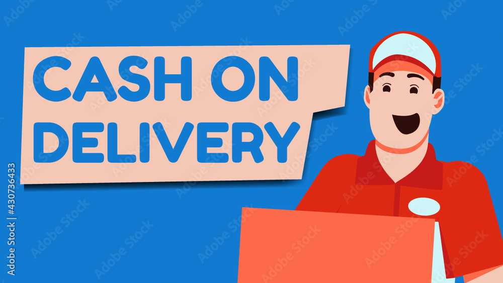 Delivery man cash on delivery Delivery man cash on delivery