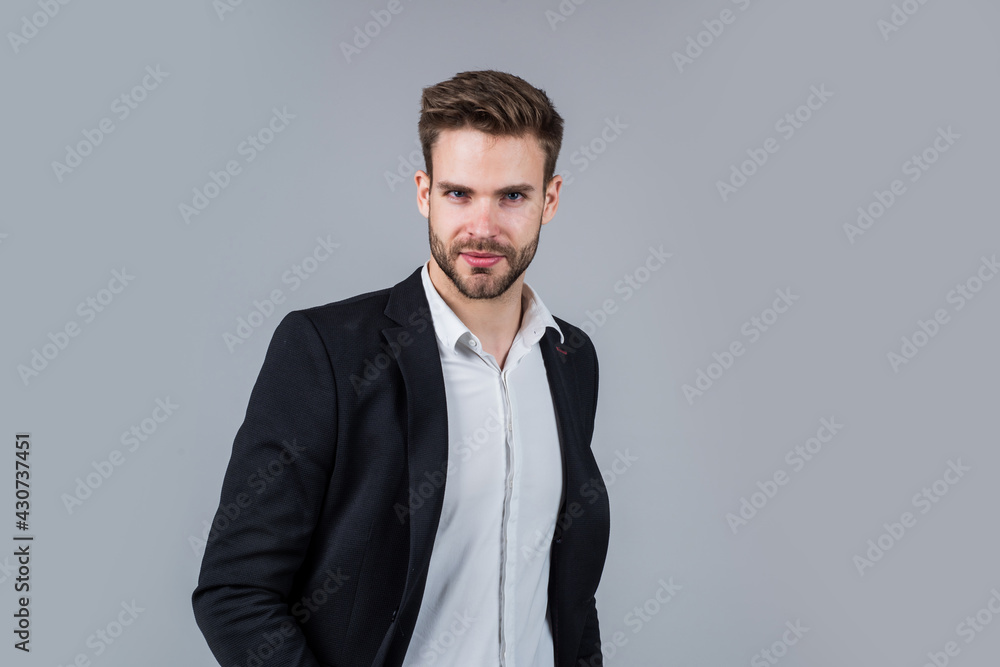 stylish guy with trendy hairstyle wear office suit, atelier stylish guy with trendy hairstyle wear office suit, atelier