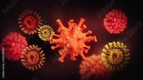 coronavirus type covid-19 affecting 3d 