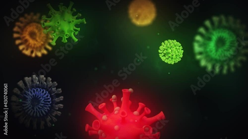 coronavirus type covid-19 affecting 3d 