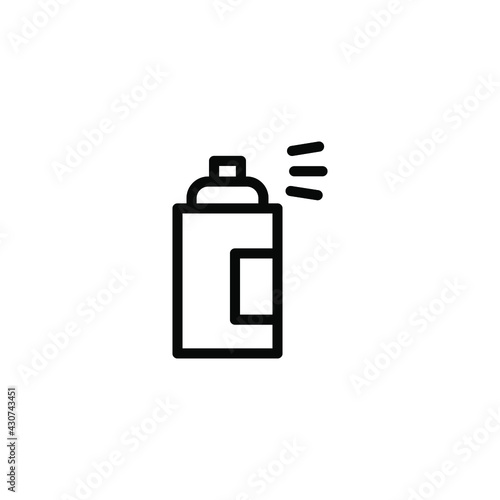 spray can vector line icon