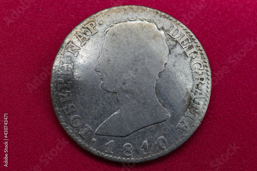 moneta ioseph. nap. 1810 srebrna