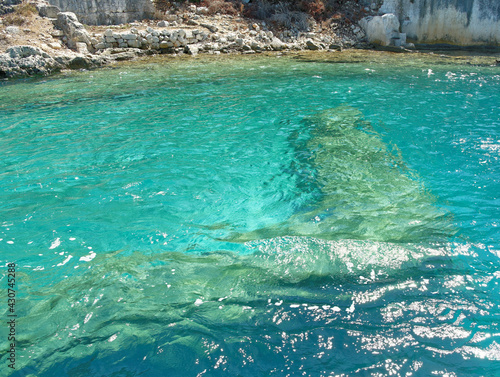  Kekova is an island that under the water preserves the ruins of 4 ancient cities.Under the water are visible port facilities