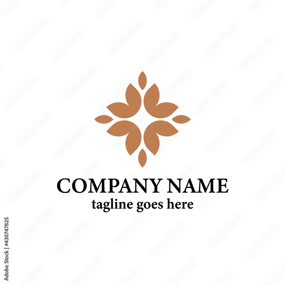 floral logo template