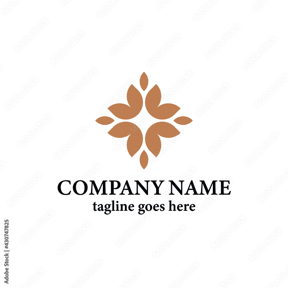 floral logo template floral logo template