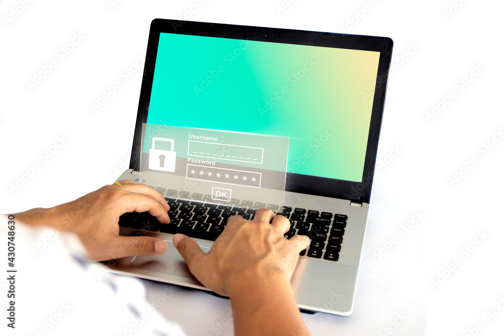 Online information protection and cybersecurity concepts. Online information protection and cybersecurity concepts.