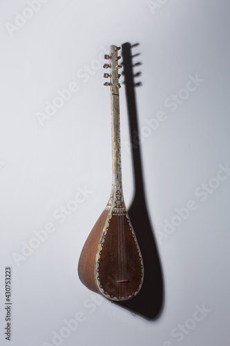 Azerbaijan national musical instrument saz photo