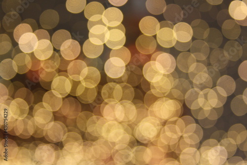 Blurry backgrounds, circles of light abstract background