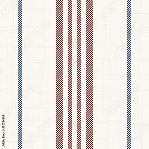 Vector seamless french farmhouse textile pattern. Linen kitchen fabric
