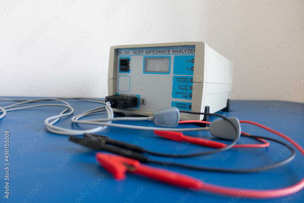 Body impedance analyzer. BIA is a It is a machine for understanding body composition and the state of malnutrition. Body impedance analyzer. BIA is a It is a machine for understanding body composition and the state of malnutrition.