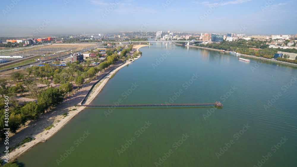 The left bank of the Don River. Rostov-on-Don. Russia The left bank of the Don River. Rostov-on-Don. Russia