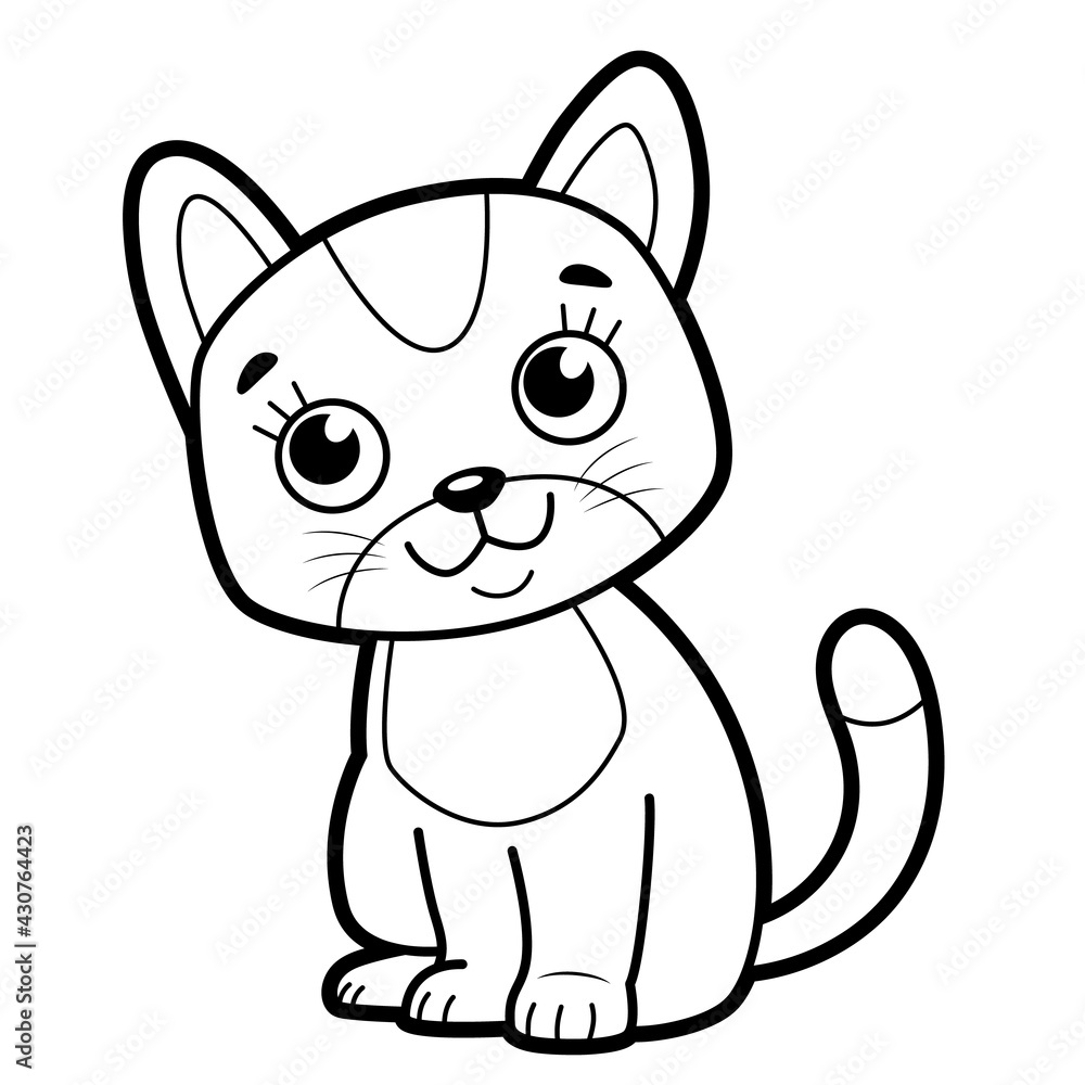 Fototapeta premium Coloring book or page