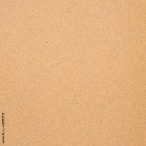 Close up, brown kraft paper texture background.